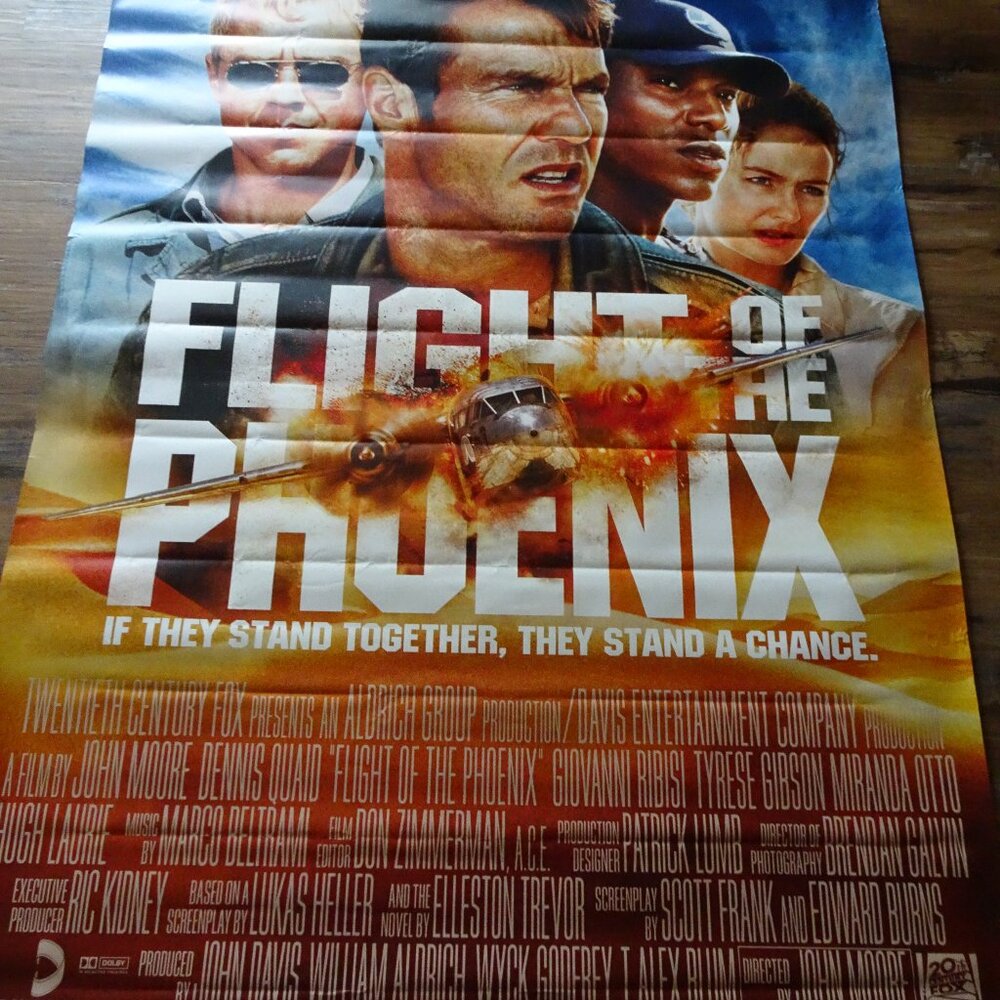 FLIGHT OF THE PHOENIX - MOVIE BANNER WITH DENNIS QUAID & GIOVANNI RIBISI